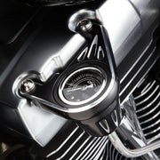 ARLEN NESS DEEP CUT® OIL PRESSURE GAUGE, BLACK - 99-17 TWIN CAM - 15-668 - PartsOutlet.com.au