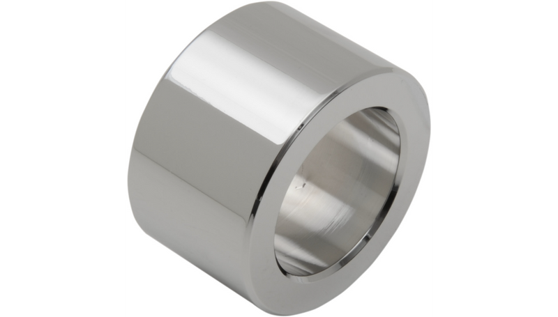 DRAG SPECIALTIES Axle Spacer - Harley-Davidson 2008-2014 - Chrome W16-0346-HWSL - PartsOutlet.com.au