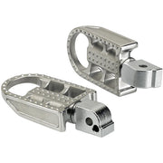 BILTWELL Mushman Passenger Footpeg - Polished - M8 7002-302-04 - PartsOutlet.com.au