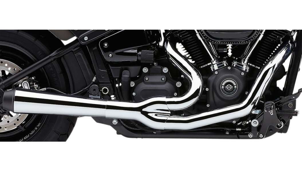 COBRA El Diablo Exhaust - '18-'22 Softail - Chrome 6475 - PartsOutlet.com.au