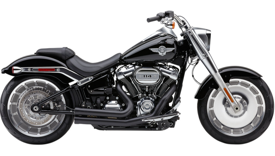 COBRA 909 Exhaust - '18-'20 Softail - Black 6715B - PartsOutlet.com.au