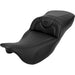 SADDLEMEN Roadsofa Extended Reach Seat - Carbon Fiber - Black Stitch - without Backrest - FL '08-'23 A808-07B-186BLK - PartsOutlet.com.au