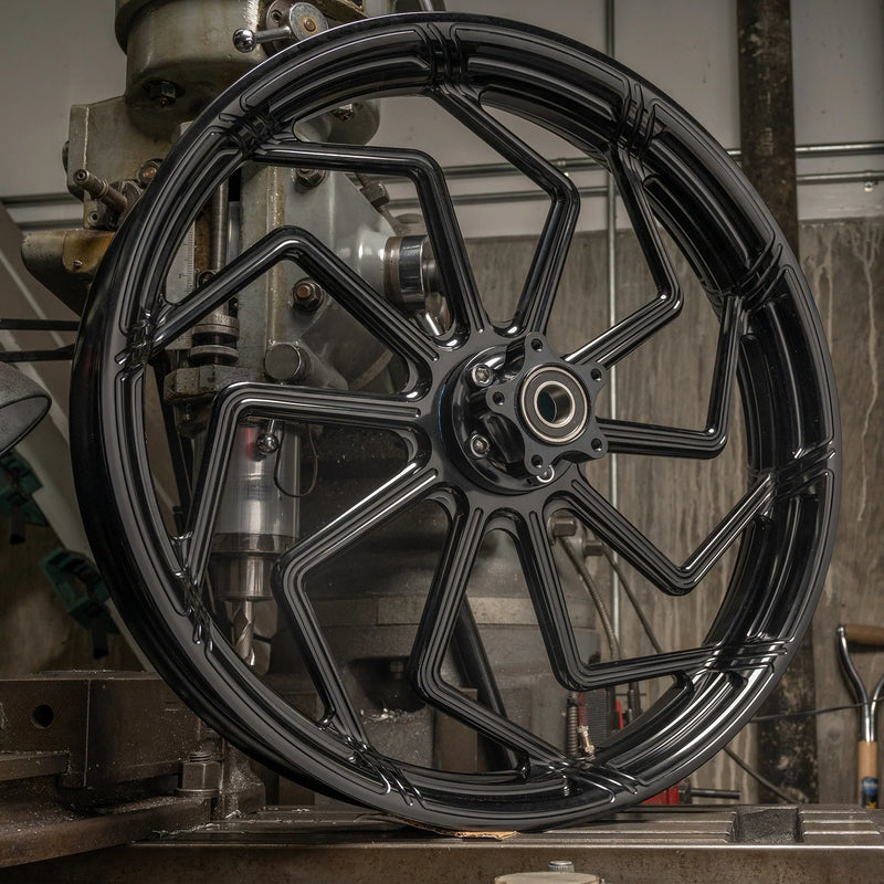 ARLEN NESS KICKBACK FORGED WHEELS, BLACK - 21"x3.50" - RIM ONLY - 71-506