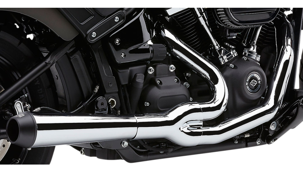 COBRA El Diablo Exhaust - '18-'22 Softail - Chrome 6475 - PartsOutlet.com.au