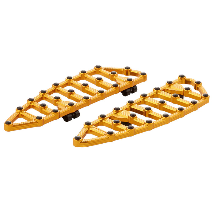 ARLEN NESS NESS-MX FLOORBOARDS, GOLD - 99-up FLT TOURING - 06-894