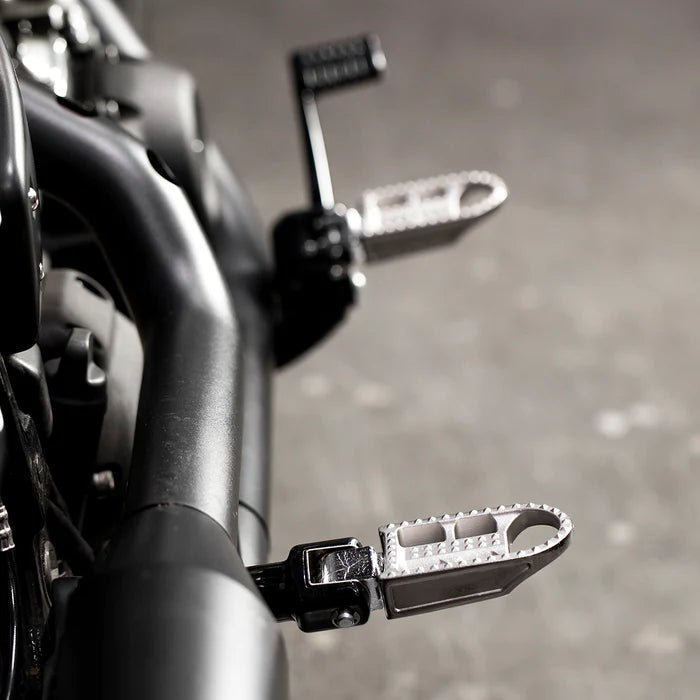BILTWELL Mushman Passenger Footpeg - Polished - M8 7002-302-04 - PartsOutlet.com.au