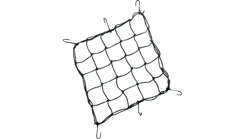 DRAG SPECIALTIES Cargo Net - 15" x 15" - 6 Hook - Black - 10-6099B-HC4