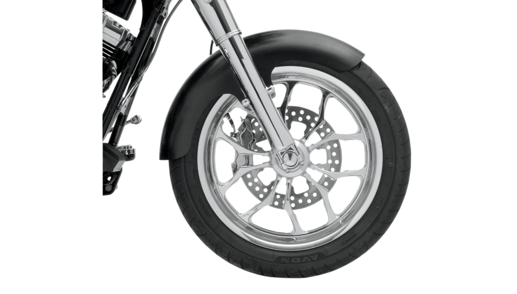 KLOCK WERKS Thickster Fender Kit - Steel - Black - 16"-19" - Harley-Davidson '84-'13 - KWF-01-0110