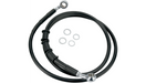 DRAG SPECIALTIES Brake Line - Harley-Davidson 2008-2011 - Black 680214BLK - PartsOutlet.com.au