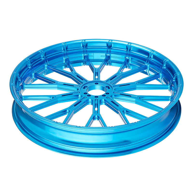 ARLEN NESS Y-SPOKE FORGED WHEELS, BLUE - 21"x3.50" - RIM ONLY - 71-545