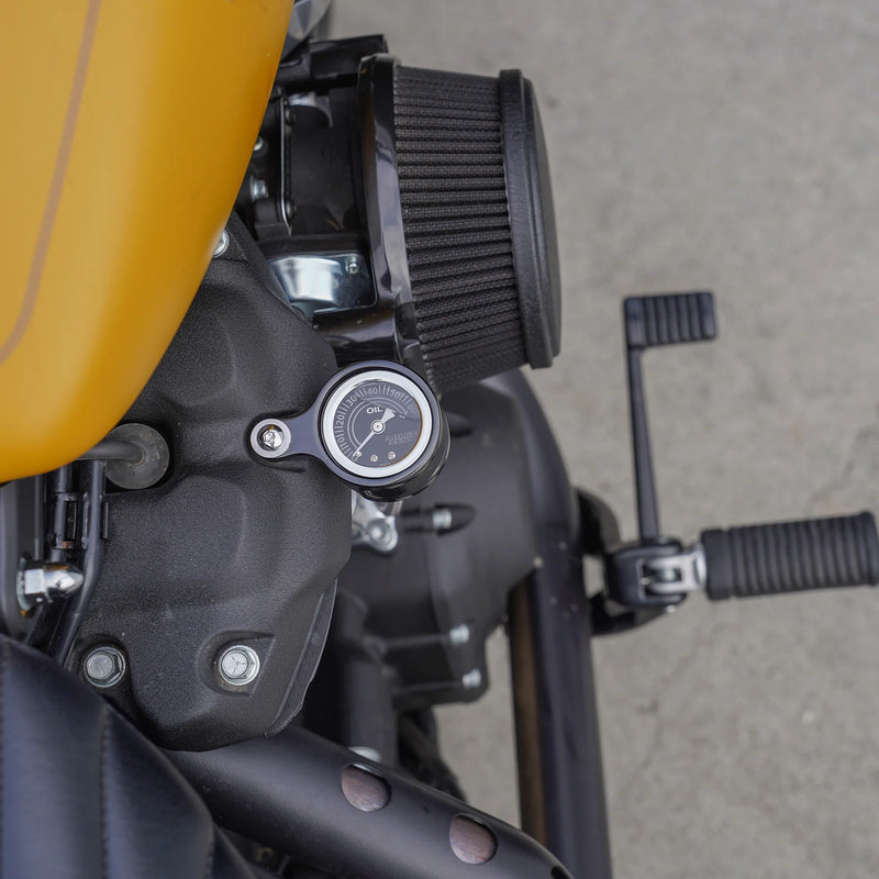 ARLEN NESS METHOD OIL PRESSURE GAUGE, BLACK - 17-up M8 ENGINES - 610-101 - PartsOutlet.com.au