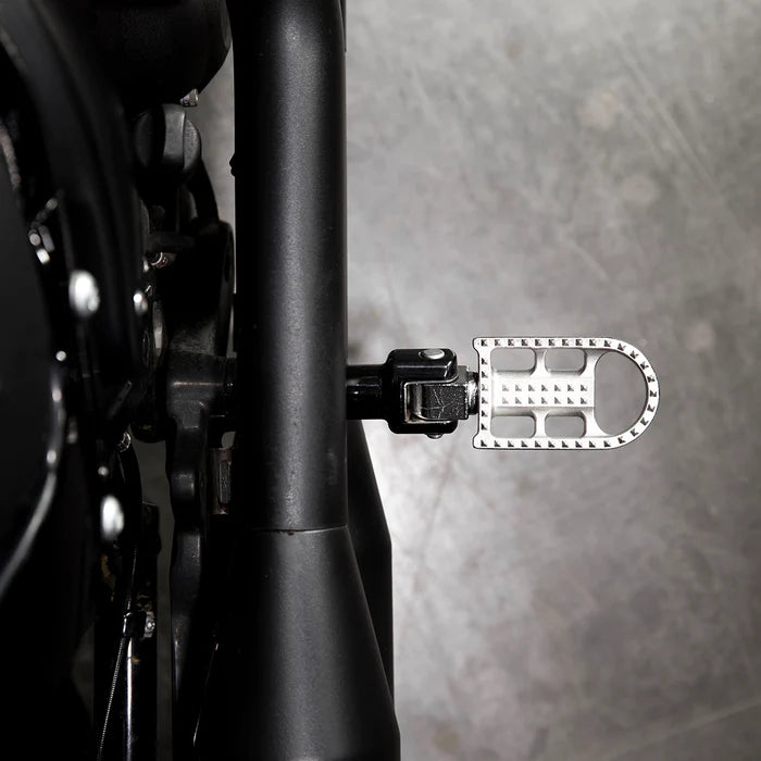 BILTWELL Mushman Passenger Footpeg - Polished - M8 7002-302-04 - PartsOutlet.com.au