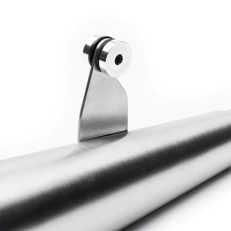 BRITISH CUSTOMS Predator Pro™ Mufflers - Brushed - Triumph 2016-2023 - BC902-102-BR - PartsOutlet.com.au