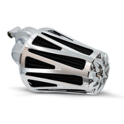 ARLEN NESS CROSSFIRE MONSTER SUCKER® AIR CLEANER, CHROME - 00-17 TWIN CAM (Exc. FBW & 99-01 FI FLT) - 600-090 - PartsOutlet.com.au