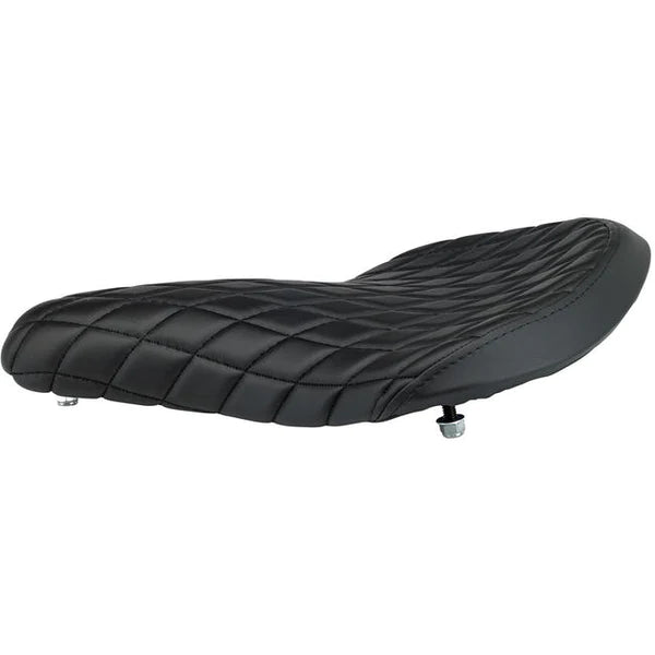 BILTWELL Solo Seat - Black - Diamond 4001-101 - PartsOutlet.com.au