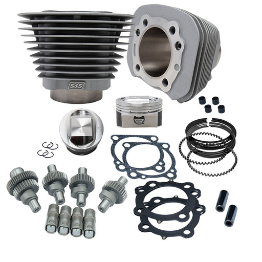 S&S CYCLE Hooligan Kit - 1200cc to 1250cc for 2000-'21 HD® Sportster® Models - Silver - 910-0702 - PartsOutlet.com.au