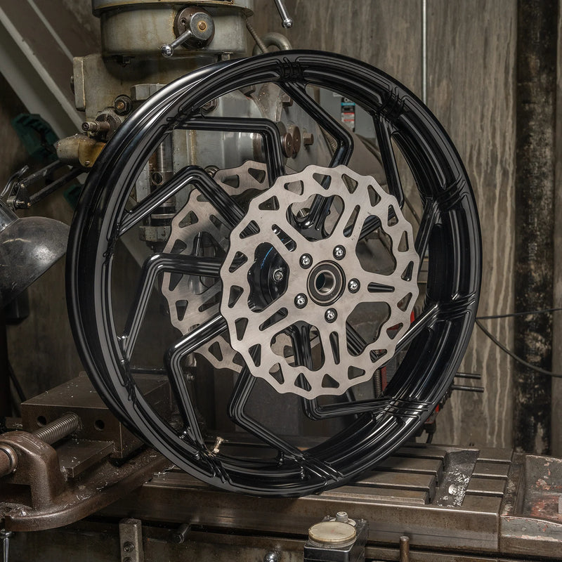 ARLEN NESS KICKBACK FORGED WHEELS, BLACK - 21"x3.50" - RIM ONLY - 71-506