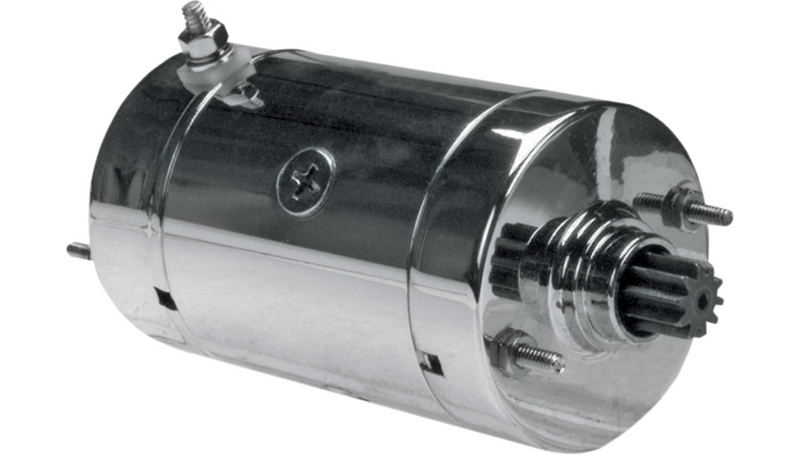 DRAG SPECIALTIES High Torque - Starter - Harley-Davidson 1971-1988 - Chrome 18300CN - PartsOutlet.com.au