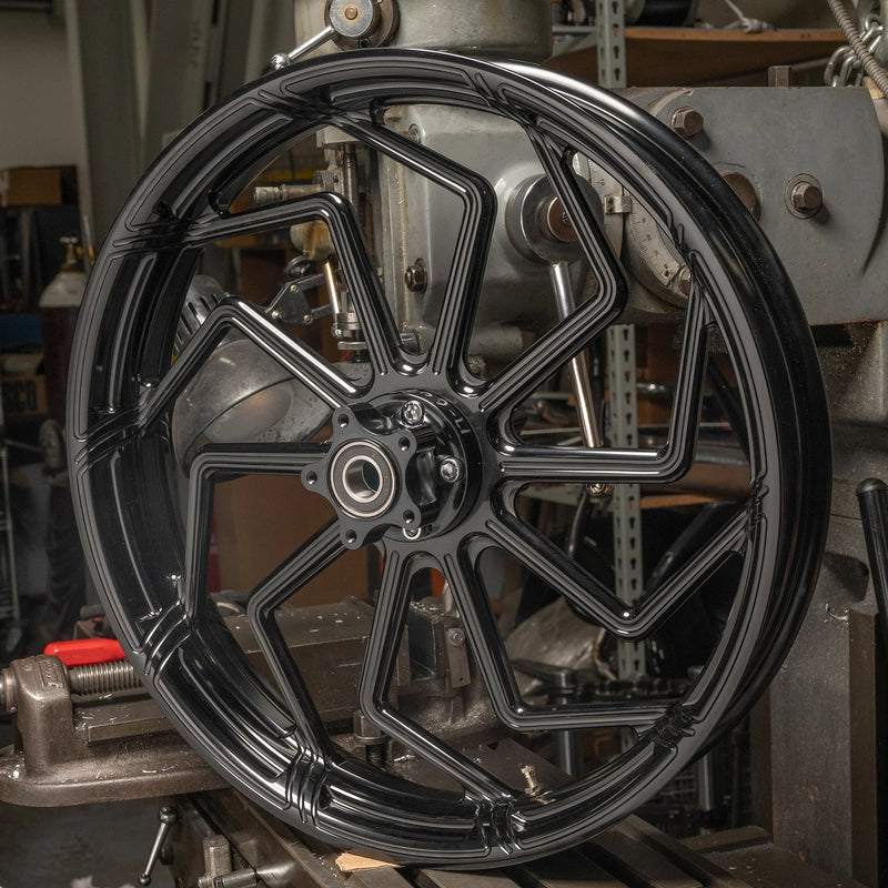 ARLEN NESS KICKBACK FORGED WHEELS, BLACK - 21"x3.50" - RIM ONLY - 71-506