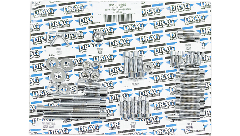 DRAG SPECIALTIES 77-84 FX FL Smooth Motor Bolt Kit MK109S - PartsOutlet.com.au