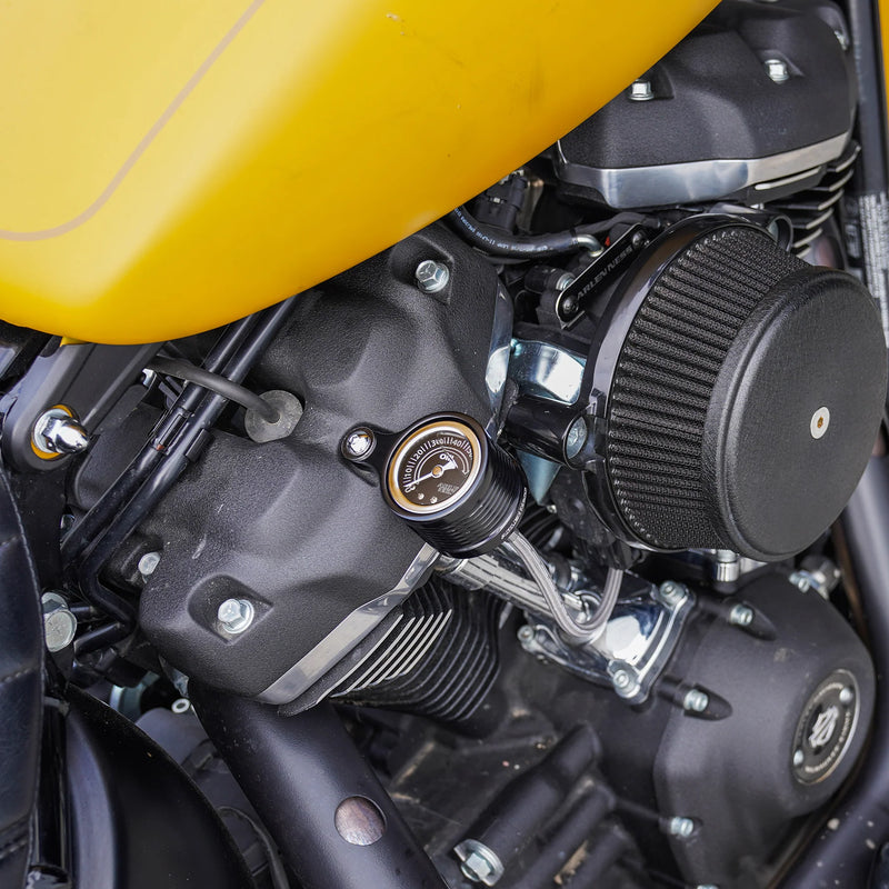 ARLEN NESS METHOD OIL PRESSURE GAUGE, BLACK - 17-up M8 ENGINES - 610-101 - PartsOutlet.com.au