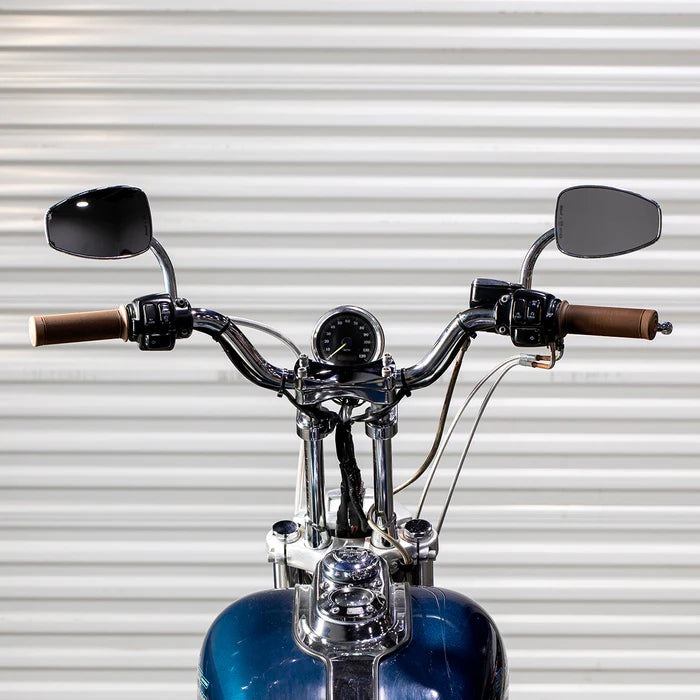 BILTWELL O/S Speed Clamps - Chrome - Angled 6903-105 - PartsOutlet.com.au