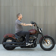 BILTWELL Handlebar - Ape Hanger - TBW - Black - TBW W/ INSERT - 6004-2017 - PartsOutlet.com.au