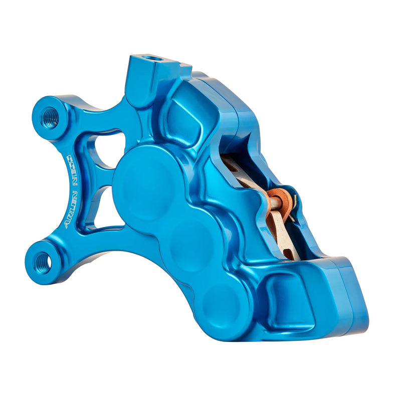 ARLEN NESS 6-PISTON DIFFERENTIAL BORE BRAKE CALIPERS, 14" BLUE - LEFT - Harley-Davidson '06-'22 - 02-200