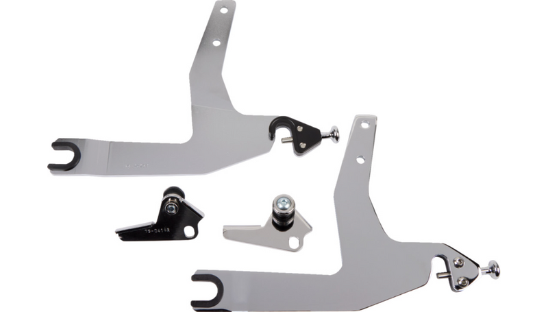 COBRA Backrest Kit - 11" - Chrome - '06-'17 Softail - 602-2022