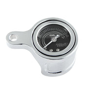ARLEN NESS METHOD OIL PRESSURE GAUGE, CHROME - 17-up M8 ENGINES - 610-100 - PartsOutlet.com.au