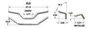KHROME WERKS Handlebar - '86 - '03 XL 300035 - PartsOutlet.com.au