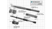 LEGEND SUSPENSION Revo-A Shock - Heavy Duty - '00-'17 Softail Models 1310-1974 - PartsOutlet.com.au