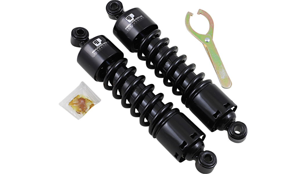 PROGRESSIVE SUSPENSION 412 Series Shock - 12.5" - Standard - Black - Harley-Davidson Dyna 1991-2017 - FXD 412-4038B