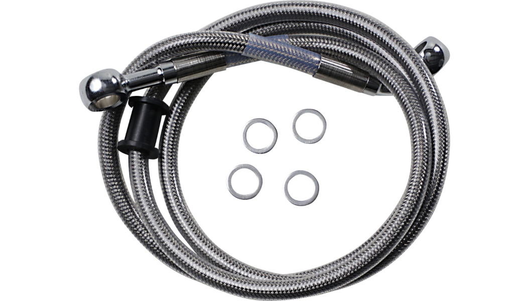 DRAG SPECIALTIES Brake Line - XL '18+ - Stainless Steel - 45-1/4" 618763