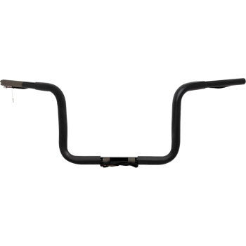 LA CHOPPERS Pre-Wired Ape Handlebar - 1-1/4" x 10" - 2014-2022 FLHT - Black LA-7321-10BW