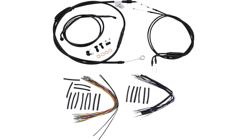 BURLY BRAND Control Kit - 14" Ape Hanger Handlebars - Softail '00-'06 - B30-1009