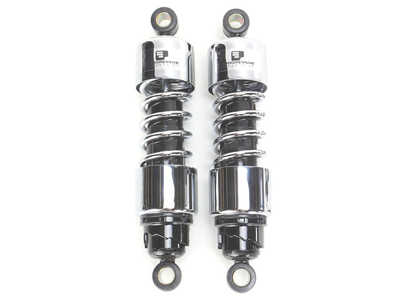 PROGRESSIVE SUSPENSION 412 Series Shock - 11.5" - Standard - Chrome - Harley-Davidson Sportster '04-'22 XL - 412-4063C