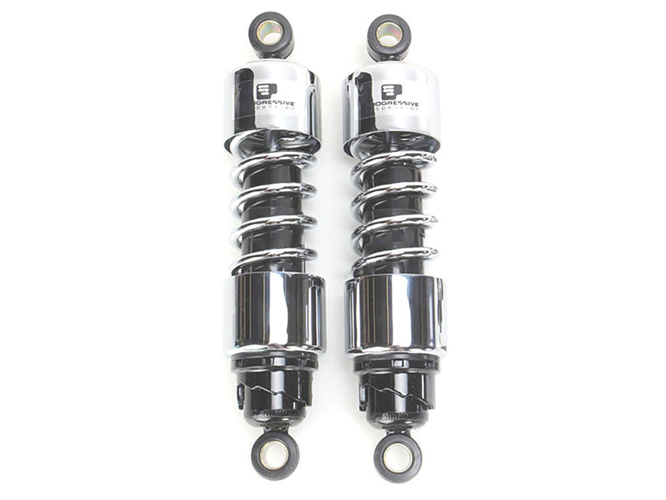 PROGRESSIVE SUSPENSION 412 Series Shock - 11.5" - Standard - Chrome - Harley-Davidson Sportster 2004-2021 XL - 412-4063C