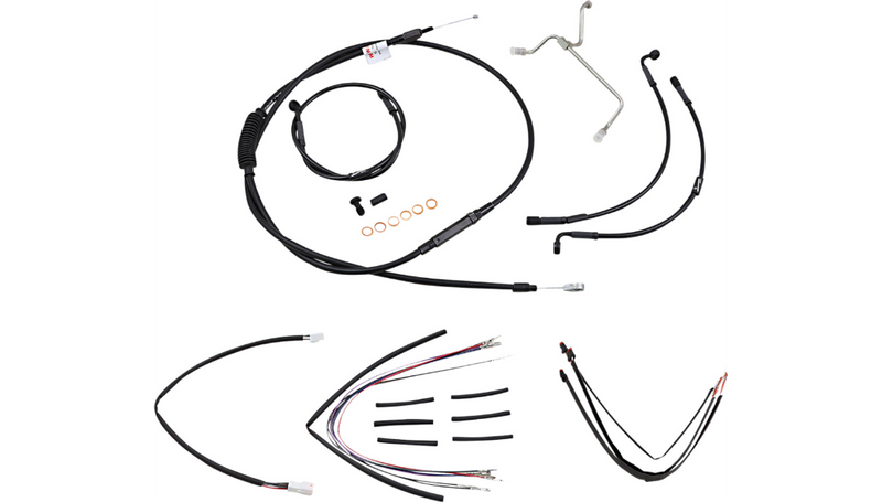BURLY BRAND Control Kit - 14" Ape Hanger Handlebars - Road King '14-'16 - B30-1170