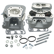 S&S CYCLE S&S® Super Stock® 89cc Cylinder Head Kit For 2006-'16 HD® Big Twins -Silver Powder Coat Finish 106-3255 - PartsOutlet.com.au