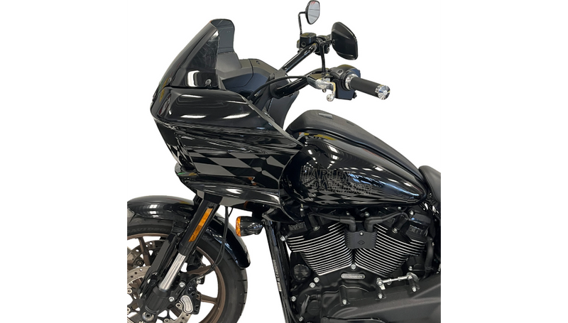 FAT BAGGERS INC. 1-1/4" EZ Install Round Top Handlebar - 8" - Black - FXLR '18-'24 - 903008-B