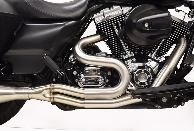 BASSANI XHAUST Road Rage III Long 2:1 Touring Exhaust - Stainless Steel - Straight Can - '95-'16 FL - 1F18SS - PartsOutlet.com.au