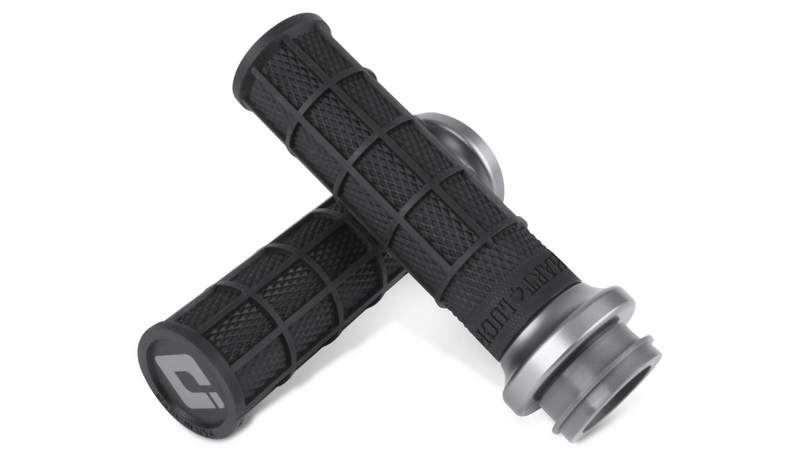 ODI Grips - V-Twin - Black/Gunmetal - TBW - Harley-Davidson 2008-2022 - V31HTW-BH-H - PartsOutlet.com.au