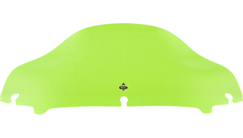 KLOCK WERKS Kolor Flare Windshield - 6.5" - Green Ice - FLH '14-'25 - KWW-01-0646