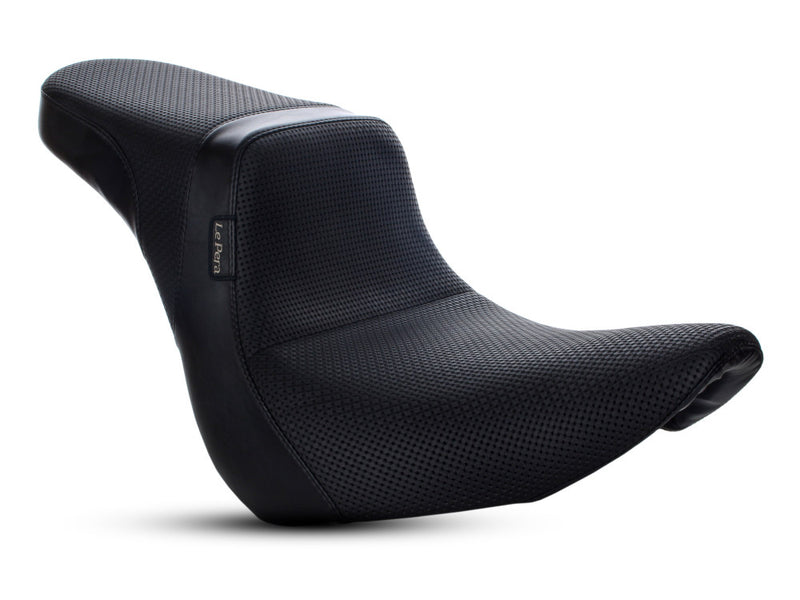 LE PERA Daytona Dual Seat With Basket Weave. Fits Sport Glide & Low Rider 2018up & Low Rider S 2020up - LYR-543BW - PartsOutlet.com.au