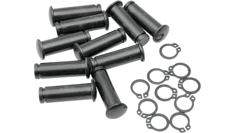 DRAG SPECIALTIES Pivot Pins - Lever - 10 Pack - Harley-Davidson 1980-2017 - Black 74168B - PartsOutlet.com.au