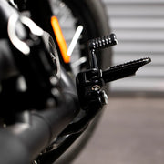 BILTWELL Mushman Step Footpegs - Black - Softail '18+ - 7002-201-03 - PartsOutlet.com.au