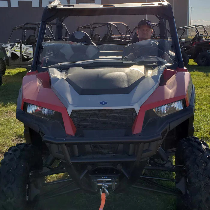 KLOCK WERKS Flare Windshield - 11" - Tint - Polaris General '16-'20 - KWW-05-0486