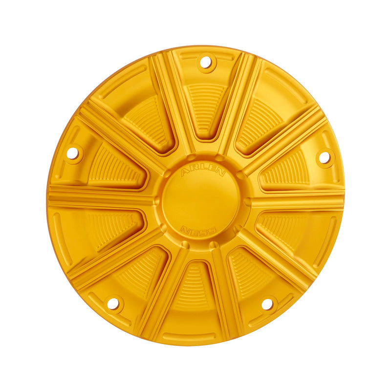 ARLEN NESS 10-GAUGE® DERBY COVER, GOLD - 16-up FLT TOURING / M8 BAGGER - 700-004 - PartsOutlet.com.au