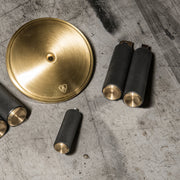 ARLEN NESS KNURLED FOOTPEGS, BRASS - 18-SOFTAIL PASSENGER - 07-945 - PartsOutlet.com.au